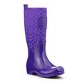 Coach Shoes | Coach Purple Pearl Rain Boots Size 7 | Color: Purple | Size: 7