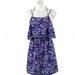 Jessica Simpson Dresses | Jessica Simpson, Women's Blue And White Floral Spaghetti Strap Dress | Color: Blue/Pink | Size: S