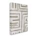 Stupell Industries Contemporary Lines Pattern Composition Canvas Wall Art By June Erica Vess Canvas in Gray/White | 20 H x 16 W x 1.5 D in | Wayfair