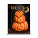 The Holiday Aisle® Trick or Treat Halloween Jack-o-Lantern by Paul Brent - Graphic Art on in Black/Brown/Orange | 20 H x 16 W x 1.5 D in | Wayfair