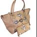 Coach Bags | Coach Beige Snake Patchwork Ava Bag With Gold-Tone Hardware/Matching Wallet | Color: Gold | Size: Os