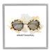 Stupell Industries Party Animal Glam Sunglasses Giclee Art By Alison Petrie Wood in Brown/Gray | 17 H x 17 W x 1.5 D in | Wayfair ar-392_gff_17x17