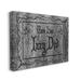 Stupell Industries Here Lies Izzy Ded Gravestone Canvas Wall Art By Lil' Rue Metal in Gray | 30 H x 40 W x 1.5 D in | Wayfair ar-677_cn_30x40