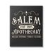 Stupell Industries Salem Apothecary Vintage Sign Canvas Wall Art By Angela Nickeas Metal in Black/White | 40 H x 30 W x 1.5 D in | Wayfair