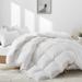 Puredown 100% Cotton 800 Fill Power European Goose Down Heavyweight Comforter Down/Goose Down in White | 90 H x 90 W x 2 D in | Wayfair