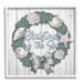 Stupell Industries Christmas By The Sea Nautical Wreath Framed Giclee Art By Marcus Prime Wood in Brown/Green | 24 H x 24 W x 1.5 D in | Wayfair