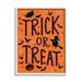 The Holiday Aisle® Trick or Treat Spider Web by Nina Seven - Graphic Art on Canvas in Black/Orange | 14 H x 11 W x 1.5 D in | Wayfair