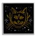 Trinx Starry Cat Lightning Bolt by Lil' Rue - Graphic Art on Canvas in Black | 17 H x 17 W x 1.5 D in | Wayfair C936FFF2B22B44AD9EEA97A0125DD326
