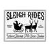 The Holiday Aisle® Sleigh Rides Vintage Santa Claus by Lettered & Lined - Graphic Art on Canvas in Black/White | 24 H x 30 W x 1.5 D in | Wayfair