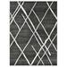 White 120 x 96 x 0.5 in Area Rug - Latitude Run® HR Grey Bone Modern Geometric Diamond Pattern Contemporary Abstract Area Rug | Wayfair