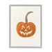 The Holiday Aisle® Happy Jack-o-Lantern Smile by Taylor Shannon Designs - Graphic Art on Canvas in Orange | 20 H x 16 W x 1.5 D in | Wayfair