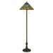 Canora Grey 60W X 2 Metal/Resin VanVleet Floor Lamp Metal in Yellow | 62.5 H x 17.5 W x 17.5 D in | Wayfair FB9CD24E1EA84BE9BE04AFD610F7D70E