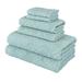 Nine West Luxury 6 Piece Turkish Cotton Towel Set Turkish Cotton in Gray/Green/Blue | 12 W in | Wayfair NW22021