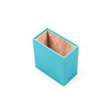 Inbox Zero Kurosh 10 Piece Desk Organizer Set Faux Leather in Green/Blue | 23 H x 16 W in | Wayfair 7F9E631F7DF8462BB18415FD7C83B6F2