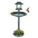 Hiles Birdbath Resin in Green Laurel Foundry Modern Farmhouse® | 42.1 H x 20 W x 20 D in | Wayfair FC48C9F437B045E7A7457D10870F5C2F