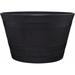 Millwood Pines Bywood Resin Pot Planter Resin/Plastic in Black | 9.2 H x 15.5 W x 15.5 D in | Wayfair EC29CB3354CC44659A4F5CE6828C0924