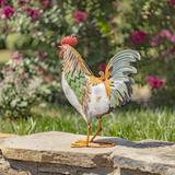 Arlmont & Co. Laerica Rooster Garden Stake Metal | 23.25 H x 17 W x 7.5 D in | Wayfair 1C5D985377324342ABABA9AF61AB99B4