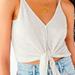 Urban Outfitters Tops | 3/$35 Sale 4/$40 Sale Urban Outfitters Waffle Cami Top! Nwot! | Color: Cream/White | Size: M