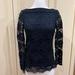 Tory Burch Tops | Lace Tory Burch Top | Color: Black | Size: 0