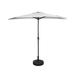 The Twillery Co.® Pierpoint 9' Market Umbrella Metal in White | 92 H x 108 W x 54 D in | Wayfair F4555A00F4B1442FABCEEB6664DDCEF8