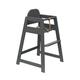 Stackable Baby High Chair, Restaurant Commercial Highchair, Durable Dining Feeding Chair with Steps, High Chairs for Babies and Toddlers, Restaurant Wood High Chair, Wooden High Chair