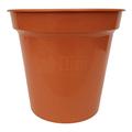 Elixir Gardens Glossy Plastic Terracotta Plant Pot Various Sizes 3,4,5,6,7,8,10,12.5,15" Various Quantities 1-50 | 15" x 4