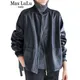 Max LuLu – blouson de motard en Faux cuir pour femme ample Vintage luxe Punk Pu vêtement