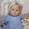 Énorme Charlotte Reborn Toddler Lifelike Cuddly Bebes Reborn with Visible Veins Art Dolls 65cm