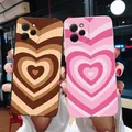 Étui en Silicone Pour Huawei nova Y61 Couverture Mignon Amour Coeur TPU Étui de Téléphone Pour