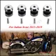 Kit de bobine de montage de barre de Sissy vis de fixation rapide pour support de moto pour Indian