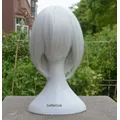 NieR: AutomMi2B YoRHa No. 2 Type B Cosplay Perruques Bobo Blanc Court Perruque de Cheveux