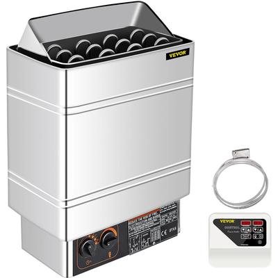 Saunaofen 9 kw, Sauna Elektroherd 380 v - 415 v, Edelstahlsaunaofen 20 kg Saunasteine, Elektrischer