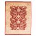ECARPETGALLERY Hand-knotted Chobi Finest Red Wool Rug - 8'1 x 10'1