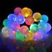 Mpow Solar Outdoor String Lights 20ft 30 LED Multi-color Four-color Crystal Ball Solar Powered Globe Fairy Lights for Garden Fence