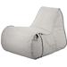 Arlmont & Co. Pina Medium Outdoor Friendly Bean Bag Chair & Lounger Polyester/Fade Resistant in Gray | 30.5 H x 28 W x 40 D in | Wayfair