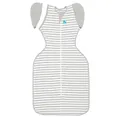 Love To Dream Swaddle UP Transition Bag Adaptive Original Swaddle Wrap - Gray Stripe - XL