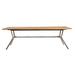 OASIQ Reef Rectangular 29.5" Dining Table Wood/Plastic in Gray/Brown | 29.5 H x 94.5 W x 39.38 D in | Outdoor Dining | Wayfair 5001020034240