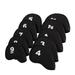 Hhdxre 10pcs Golf Head Cover Club Iron Putter Head Protector Set Neoprene Accessories