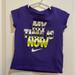 Nike Shirts & Tops | 2t Nike Kids T-Shirt | Color: Purple | Size: 2tg