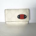 Gucci Bags | Gucci Gg Guccissima Logo Key Holder 6 Hooks Wallet Case Leather White Small | Color: White | Size: Os