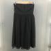 J. Crew Dresses | J. Crew Silk Black And Tan Polka Dot Strapless Party Dress Size 6 | Color: Black/Tan | Size: 6