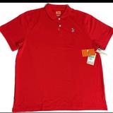 Nike Shirts | Nike Tiger Woods Tw Fist Pump Logo 82 Masters Red Polo Golf Shirt Dc0347-657 | Color: Red | Size: Xl