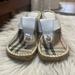 Burberry Shoes | Burberry Espadrilles | Color: Tan/White | Size: 38