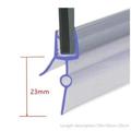 JINGT 2Pcs 50cm Replacement Seal Shower Shower Door Seal Water Deflector 4-6mm