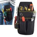 Austok Tool Belt Bag Oxford Cloth Tool Pocket Pouch Electrician Waist Pocket Tool Pouch Belt Bag Screwdriver Kit Holder Storage Bag Multifunction Tool Bags