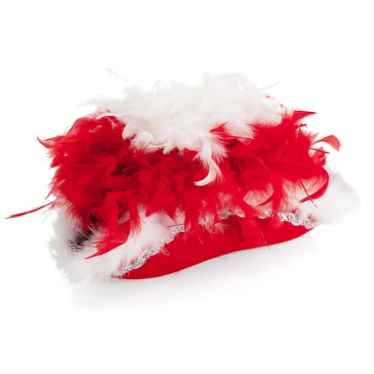 Garde-Dreispitz, rot/weiß/silber Image