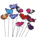 Piquets de papillon fantaisistes colorés jardinière de jardin décoration extérieure décoration de