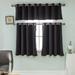 Xmarks Blackout Short Kitchen Window Curtains for Bedroom - Window Treatment Thermal Insulated Solid Grommet Blackout Drapes for Living Room - 1 Panel