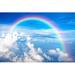 Ebern Designs Rainbow - Wrapped Canvas Photograph Metal | 32 H x 48 W x 1.25 D in | Wayfair 9D7935E07DDC432C9C87D61B7AC98DC6