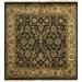 Mark&Day Wool Area Rugs 8x8 Vredenburgh Traditional Black Gray Square Area Rug (8 Square)